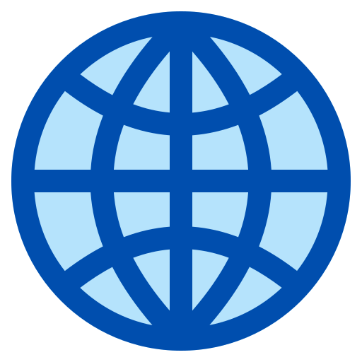 weltweit Generic Blue icon