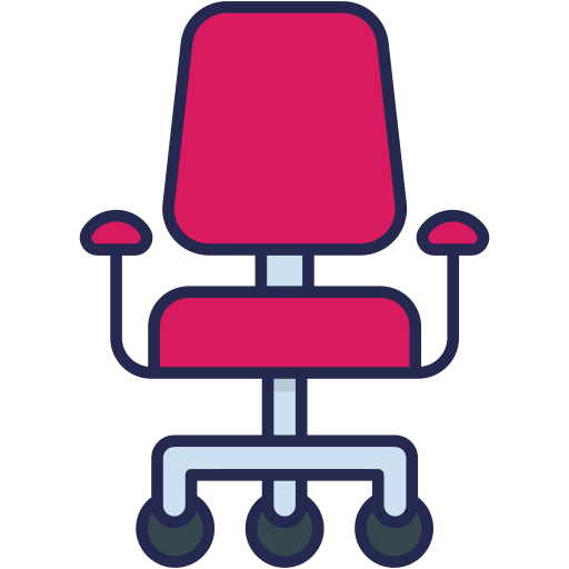 事務用椅子 Generic Outline Color icon