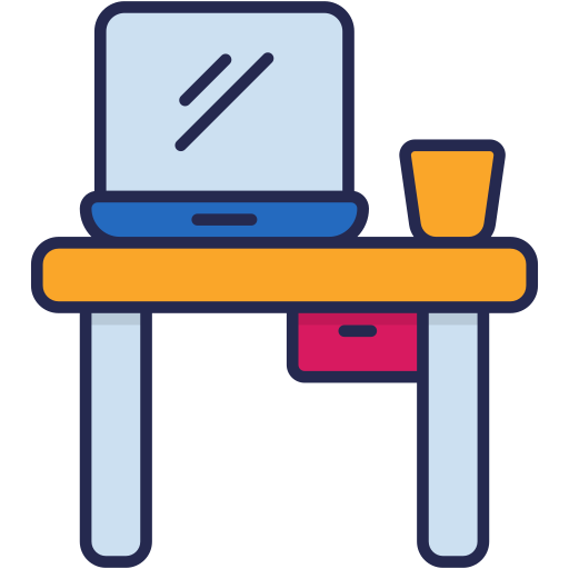 Work station Generic Outline Color icon