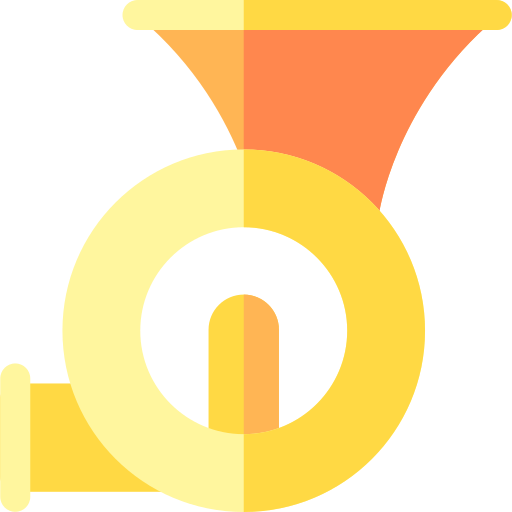 tuba Basic Rounded Flat icon