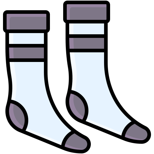 Socks Generic Outline Color icon