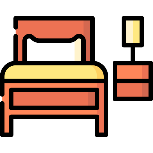 slaapkamer Special Lineal color icoon