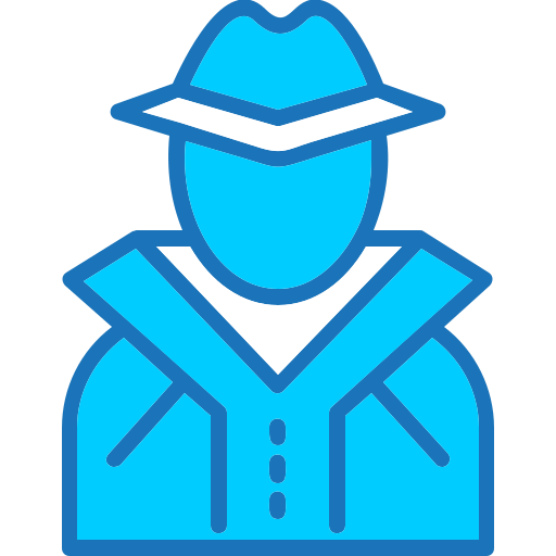 delincuente Generic Blue icono