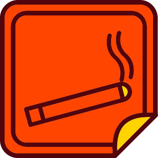 니코틴 패치 Generic Outline Color icon