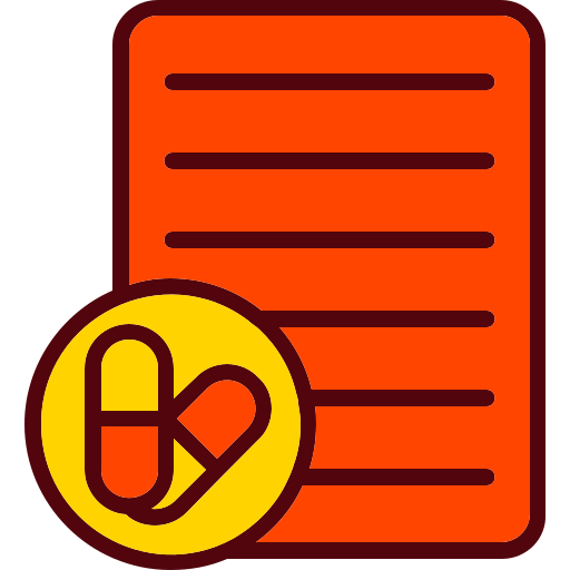Prescription Generic Outline Color icon