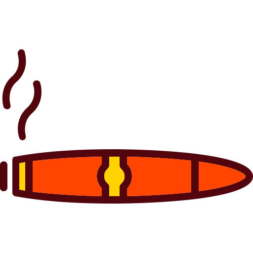 Cigar Generic Outline Color icon