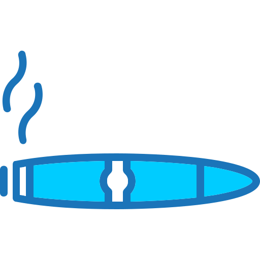 Cigar Generic Blue icon