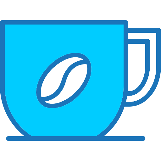 xícara de café Generic Blue Ícone
