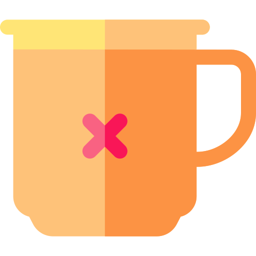 Чашка Basic Rounded Flat иконка