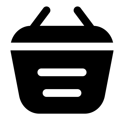 winkelmandje Generic Glyph icoon