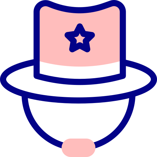 Hat Detailed Mixed Lineal color icon