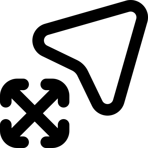 le curseur Super Basic Orbit Outline Icône