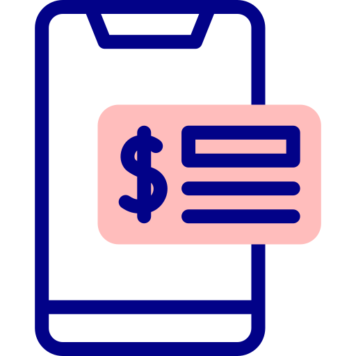 Мобильный платеж Detailed Mixed Lineal color иконка