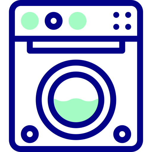 máquina de lavar Detailed Mixed Lineal color Ícone