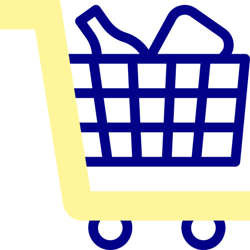 carrito de compras Detailed Mixed Lineal color icono