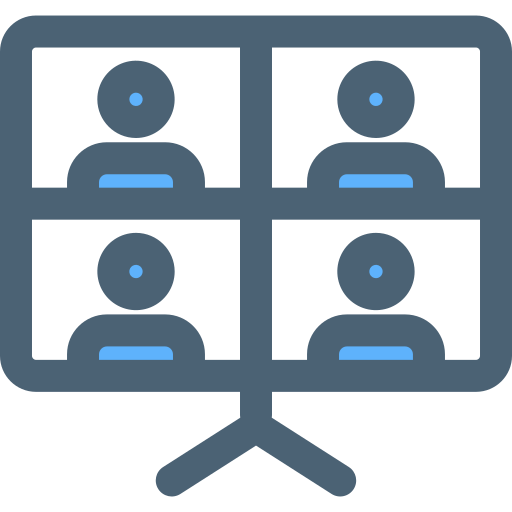 Video conference Generic Fill & Lineal icon
