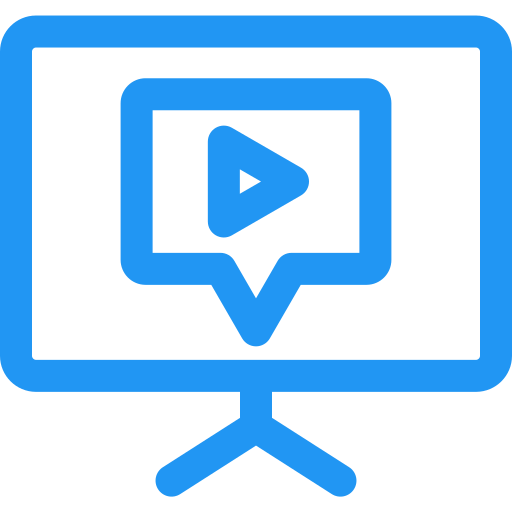 Video conference Generic Simple Colors icon