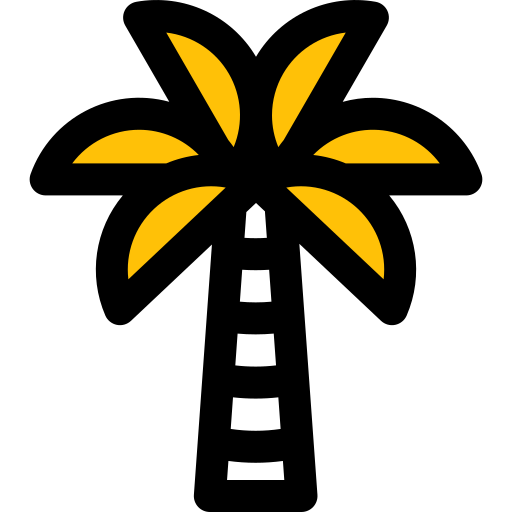 Árbol de coco Generic Fill & Lineal icono