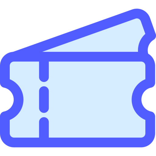 티켓 Generic Blue icon