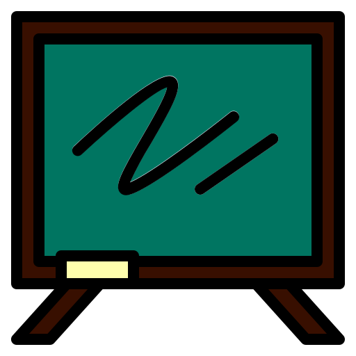 tablica szkolna Generic Outline Color ikona