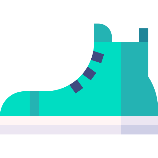 Sneaker Basic Straight Flat icon