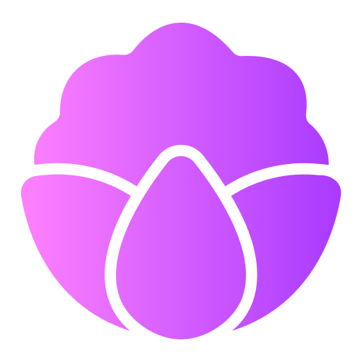bloemkool Generic Flat Gradient icoon