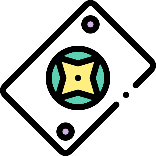 魔法のカード Detailed Rounded Lineal color icon