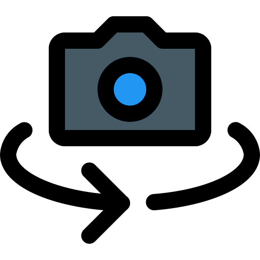 cámara Pixel Perfect Lineal Color icono