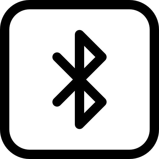 bluetooth Basic Rounded Lineal icona