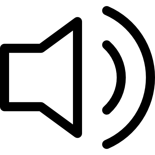 オーディオ Basic Rounded Lineal icon