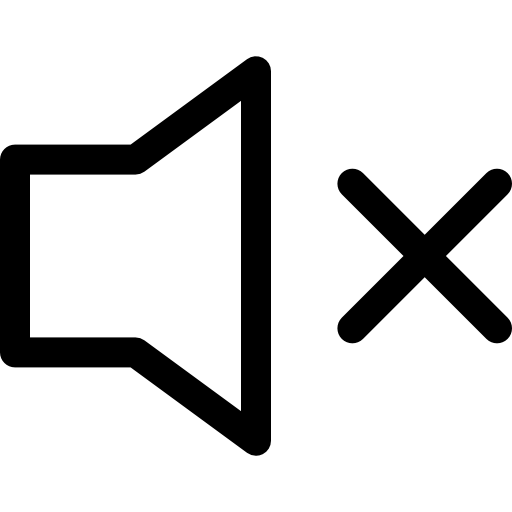 無音 Basic Rounded Lineal icon