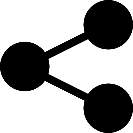 udział Basic Rounded Filled ikona