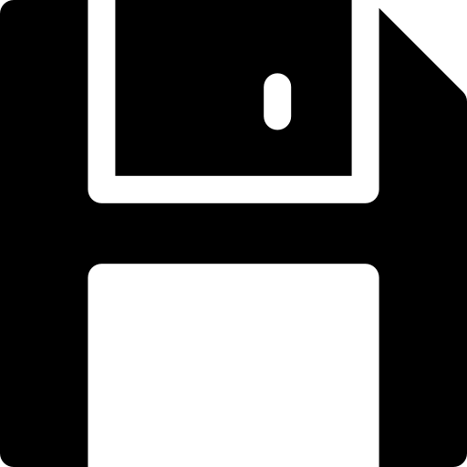 diskette Basic Rounded Filled icoon