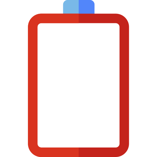 batterie leeren Basic Rounded Flat icon