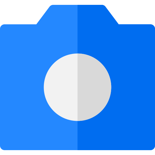 Photo camera Basic Rounded Flat icon