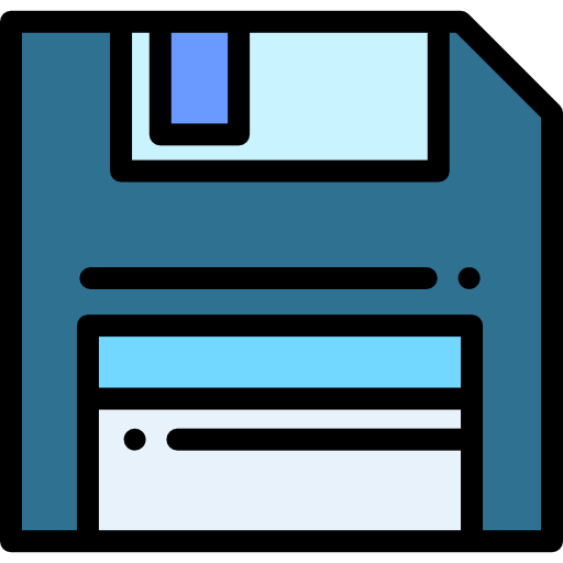 Diskette Detailed Rounded Lineal color icon