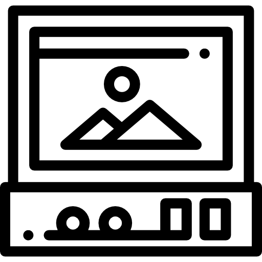 computer Detailed Rounded Lineal icona