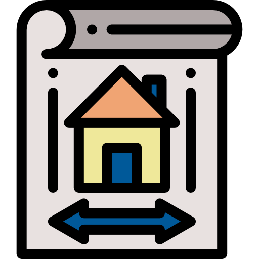 Blueprint Detailed Rounded Lineal color icon