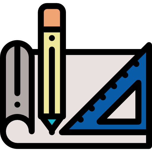 plan Detailed Rounded Lineal color ikona