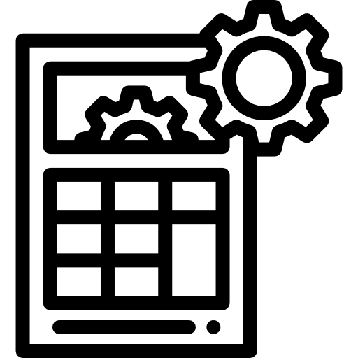 calculadora Detailed Rounded Lineal Ícone