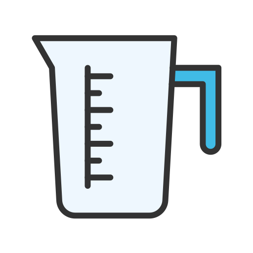 messbecher Generic Outline Color icon