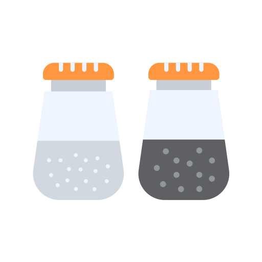 zout en peper Generic Flat icoon