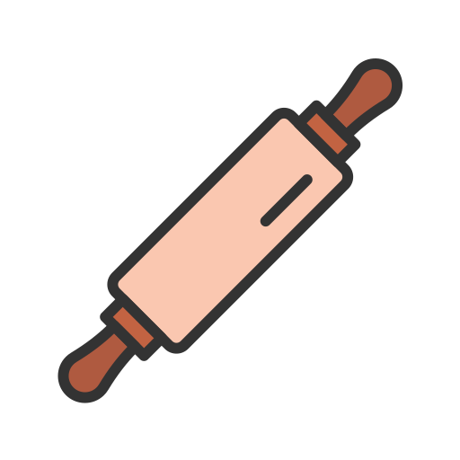 Rolling pin Generic Outline Color icon