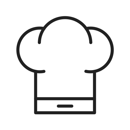 chapeau de cuisinier Generic Detailed Outline Icône