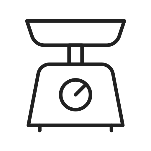 Weight scale Generic Detailed Outline icon