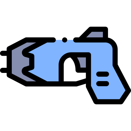 Electric gun Detailed Rounded Lineal color icon