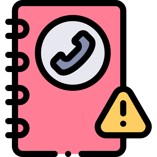 telefonbuch Detailed Rounded Lineal color icon