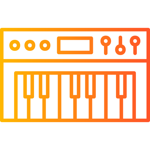 synthesizer Generic Gradient icon