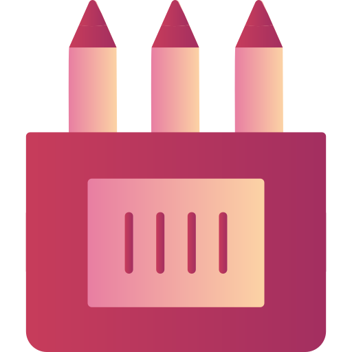 Colored pencil Generic Flat Gradient icon