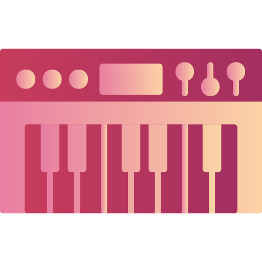 synthesizer Generic Flat Gradient icon